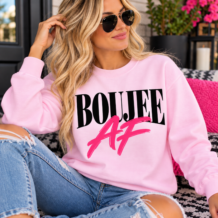 Boujee AF Unisex Crewneck Sweatshirt