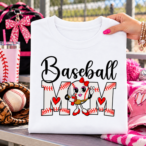 Baseball Mom Crewneck Sweatshirt