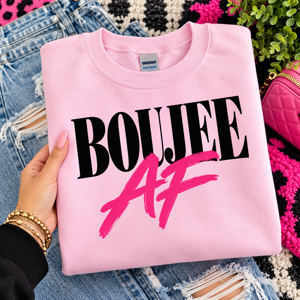 Boujee AF Unisex Crewneck Sweatshirt