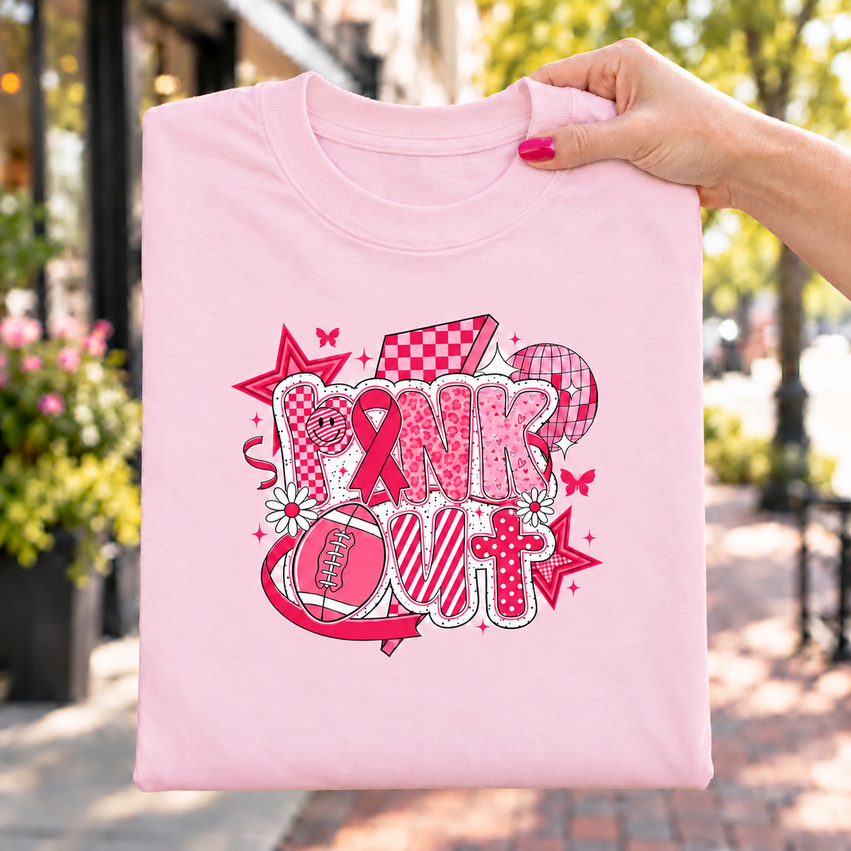 Pink Out Breast Cancer Awareness T-Shirt